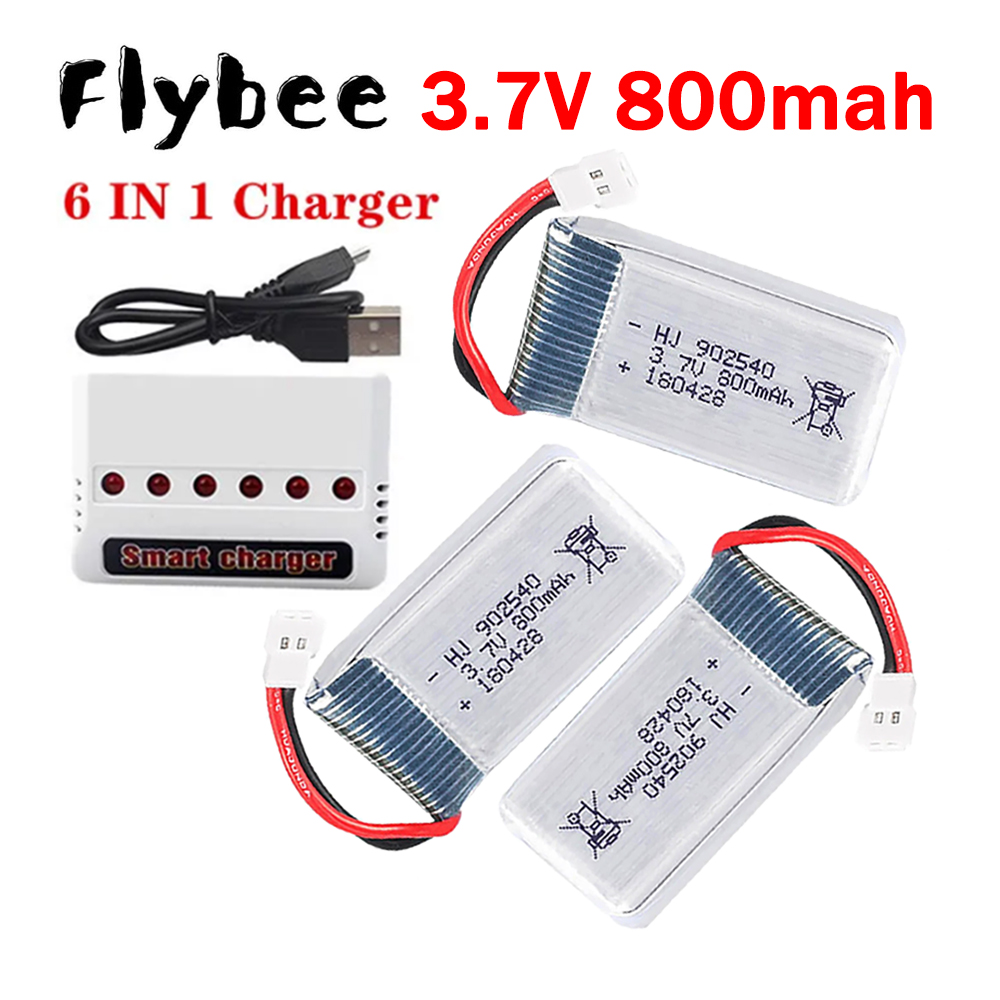 Drone Charger - Batteria Lipo MEW 800mAh 3.7V +