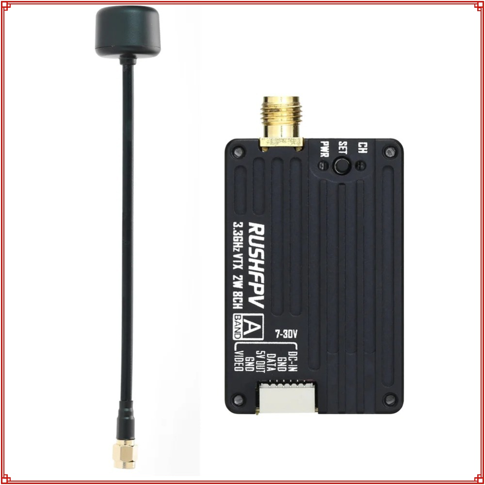 Drone Antenna - Nuovo Trasmettitore RUSHFPV 3.3G 2W VTX
