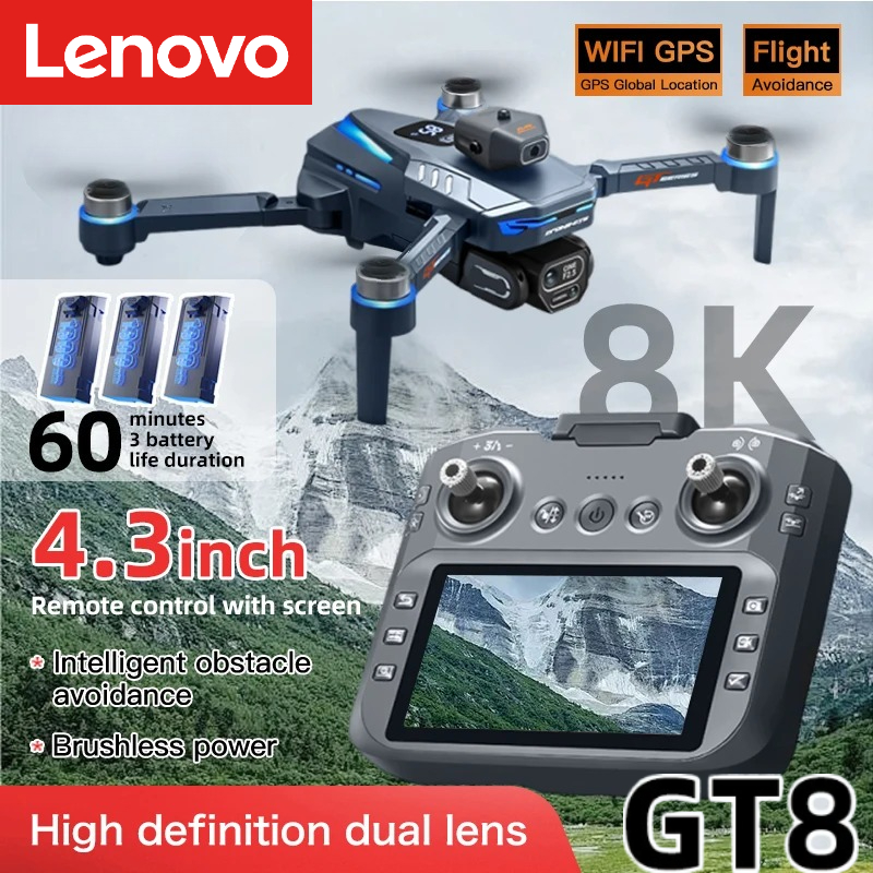 Drone Gps Mount - Drone Lenovo GT8 8K Professionale con