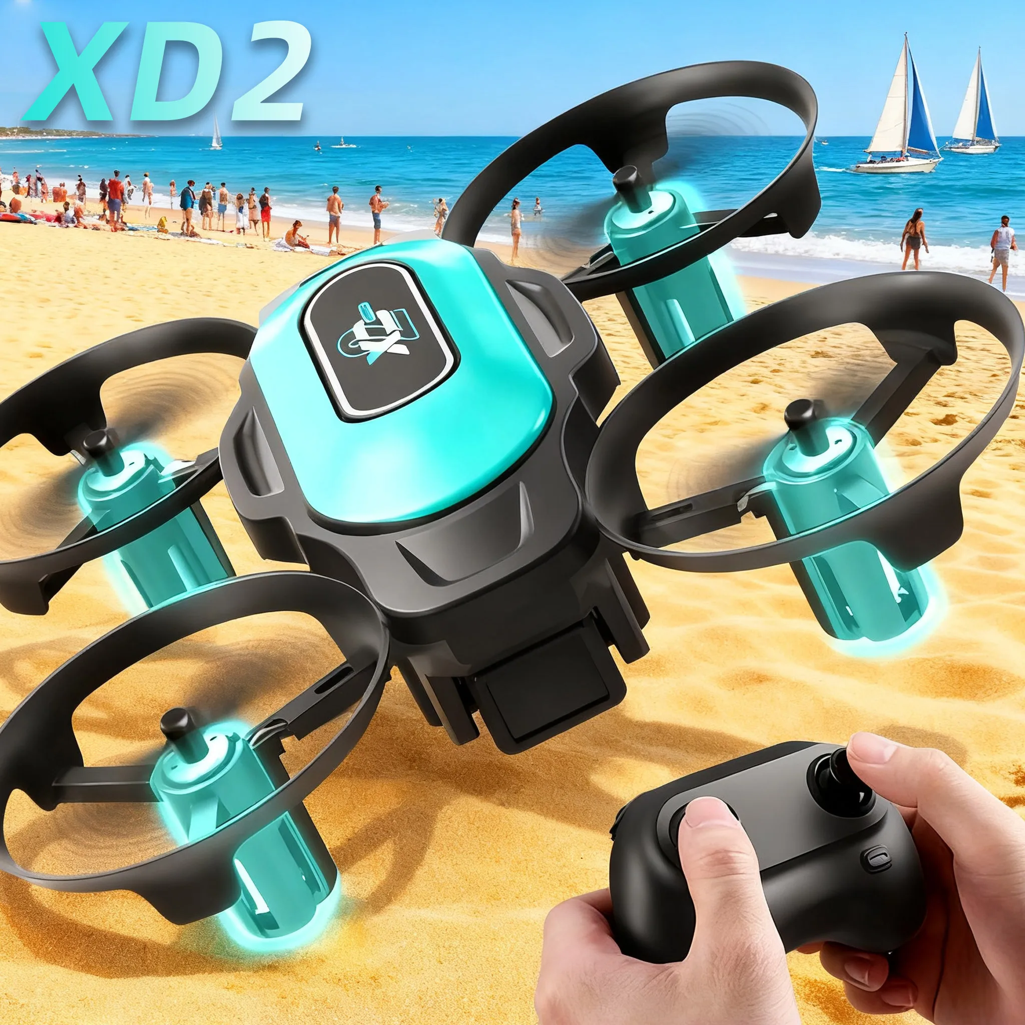 Drone Led Light - Mini Drone XD2, 360 ° Acrobazie