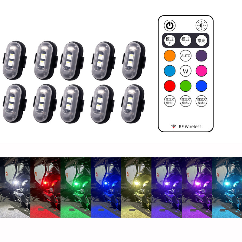 Drone Led Light - 10x 4x 8 colori Wireless LED