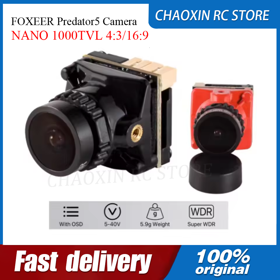 Drone Battery - FOXEER Predator5 Fotocamera NANO 1000TVL 4:3/16:9
