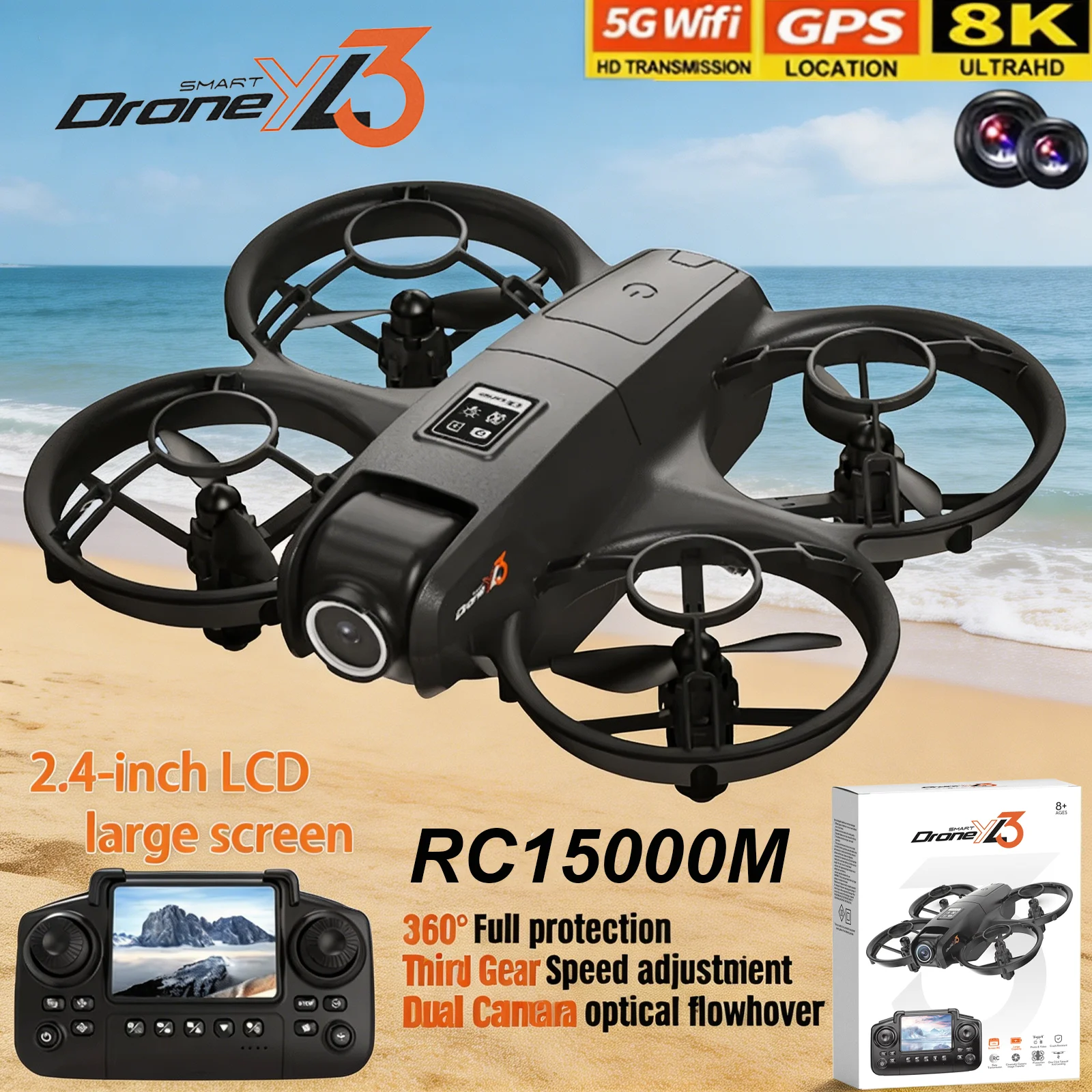 Drone Gps Mount - Nuovo Drone RC YL3 con Doppia