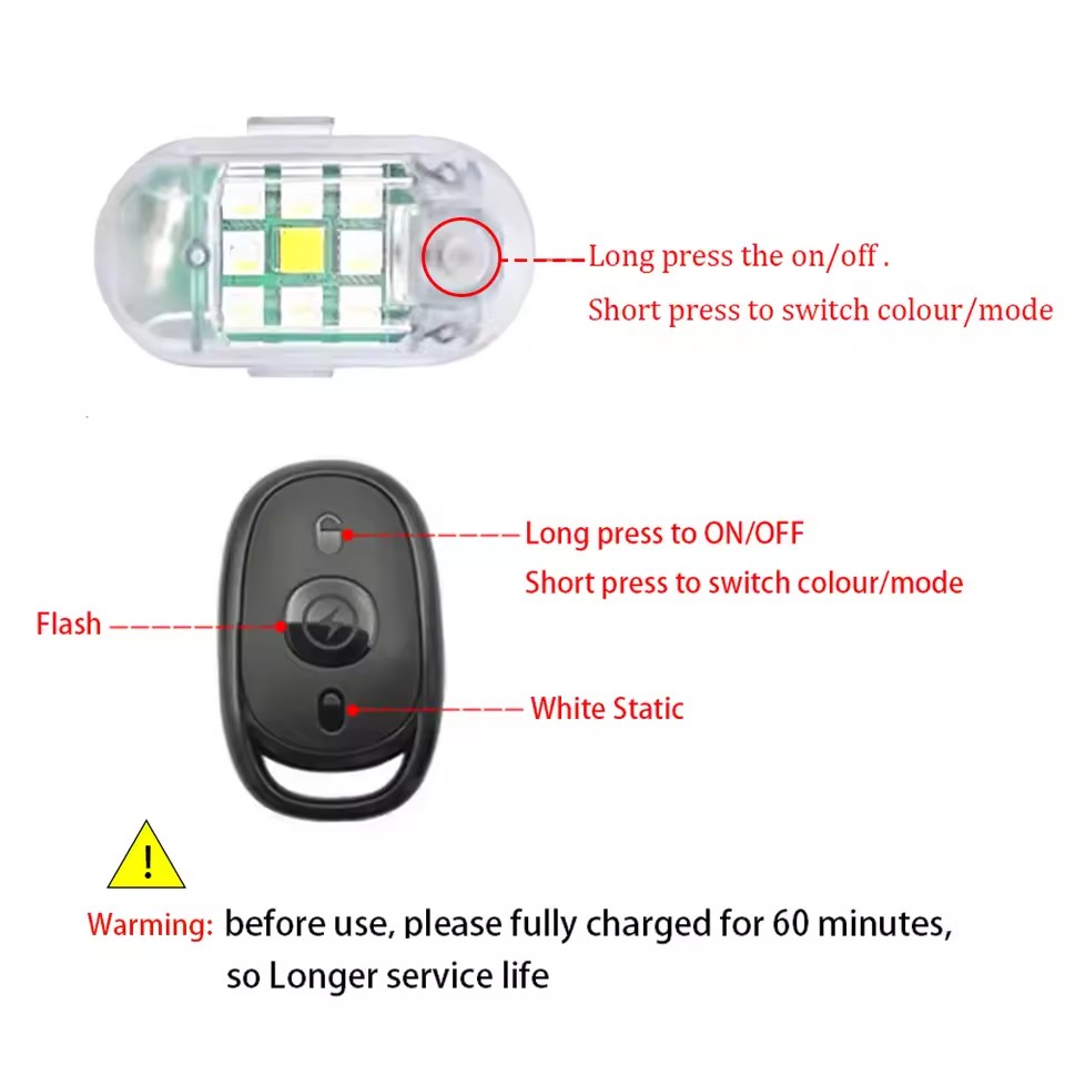 Luce Stroboscopica LED con Tel - Drone Led Light recensione e prezzo