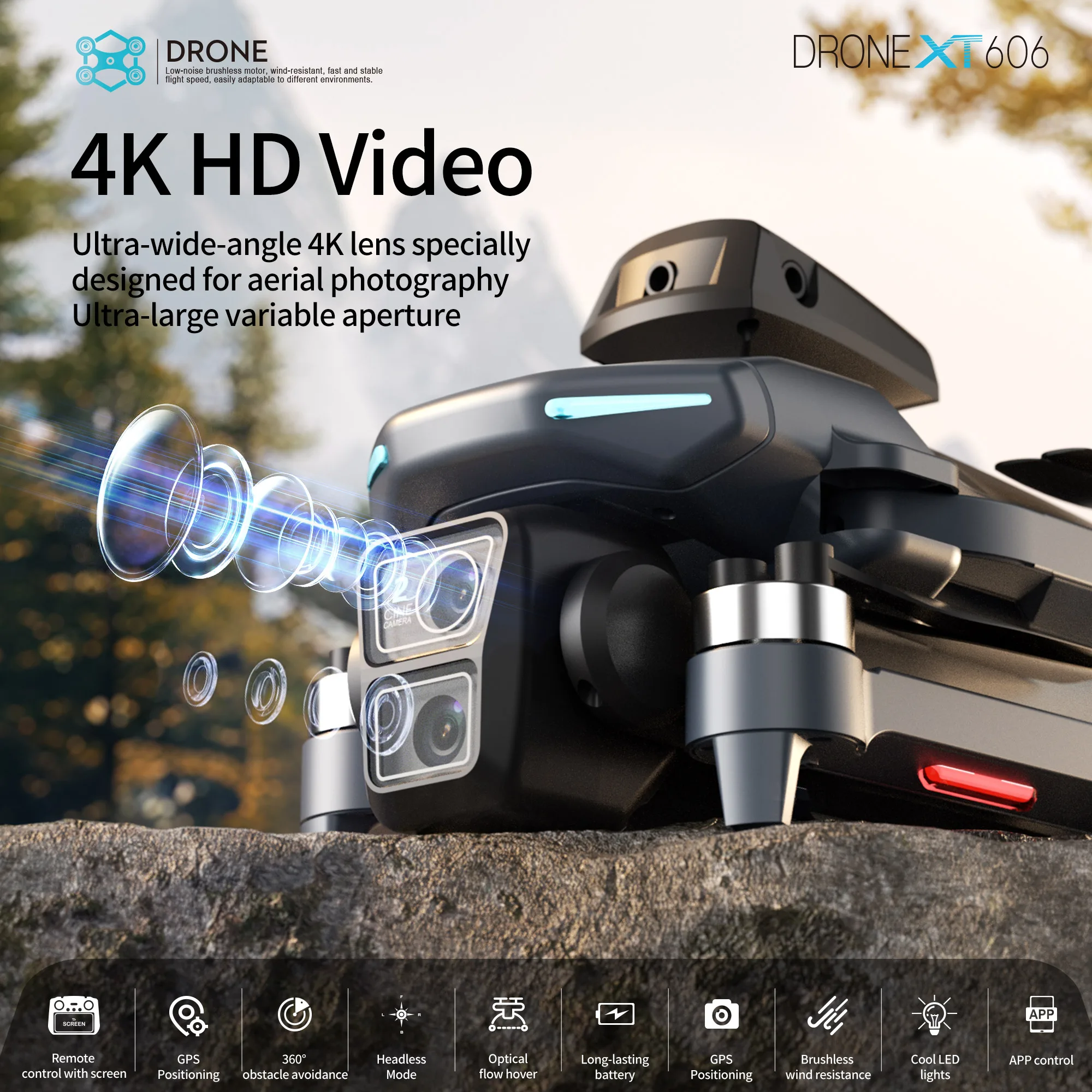 Drone Professionale Lenovo XT6 - Drone Gps Mount recensione e prezzo