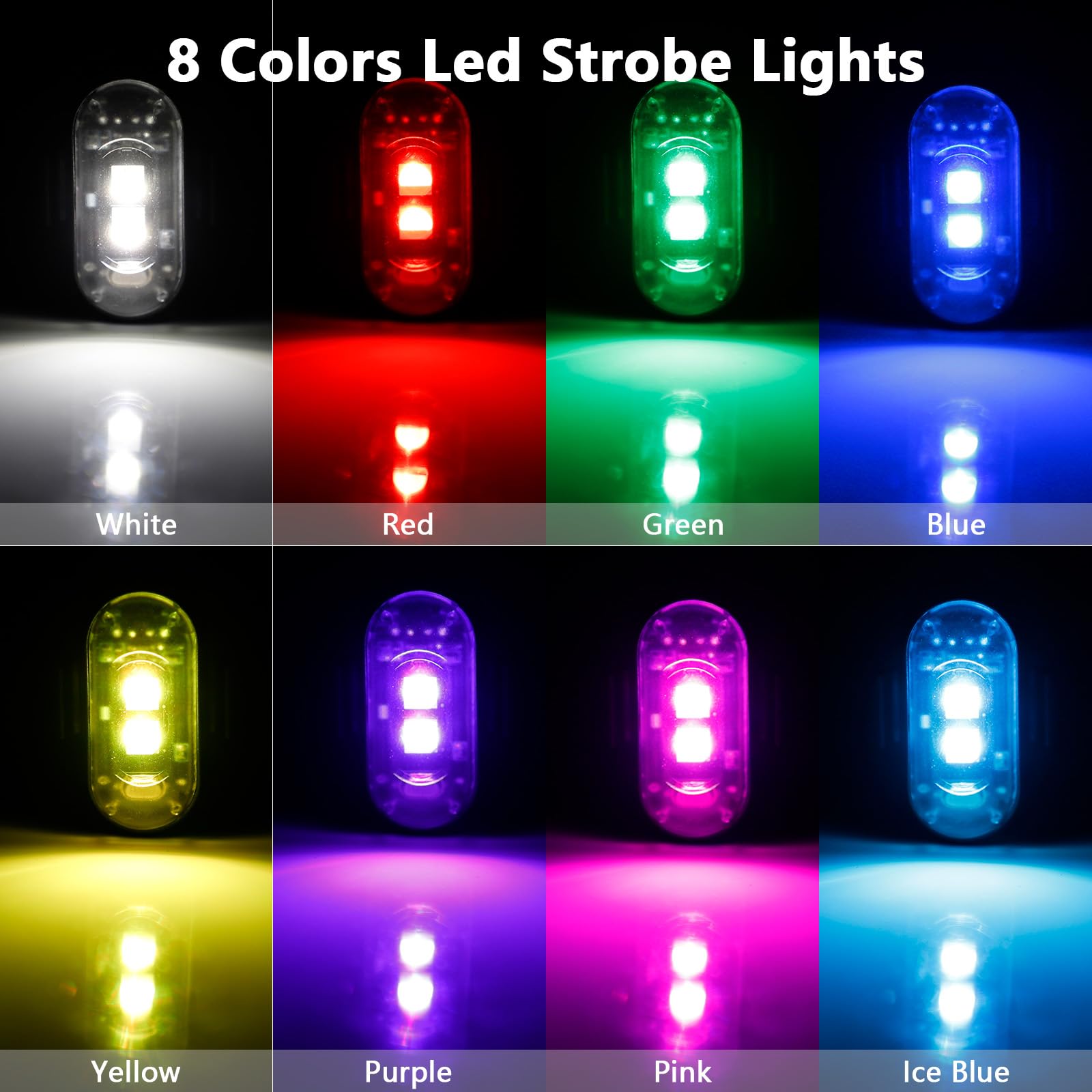 Set di 4 Luci Stroboscopiche L - Drone Led Light recensione e prezzo