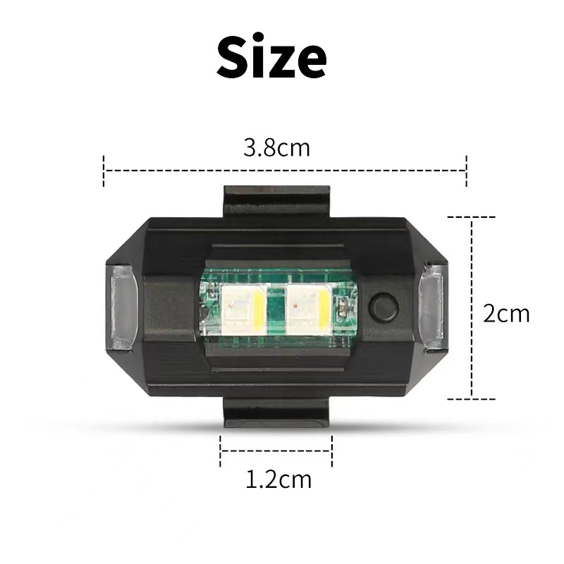 Luci per moto Drone Luce strob - Drone Led Light recensione e prezzo