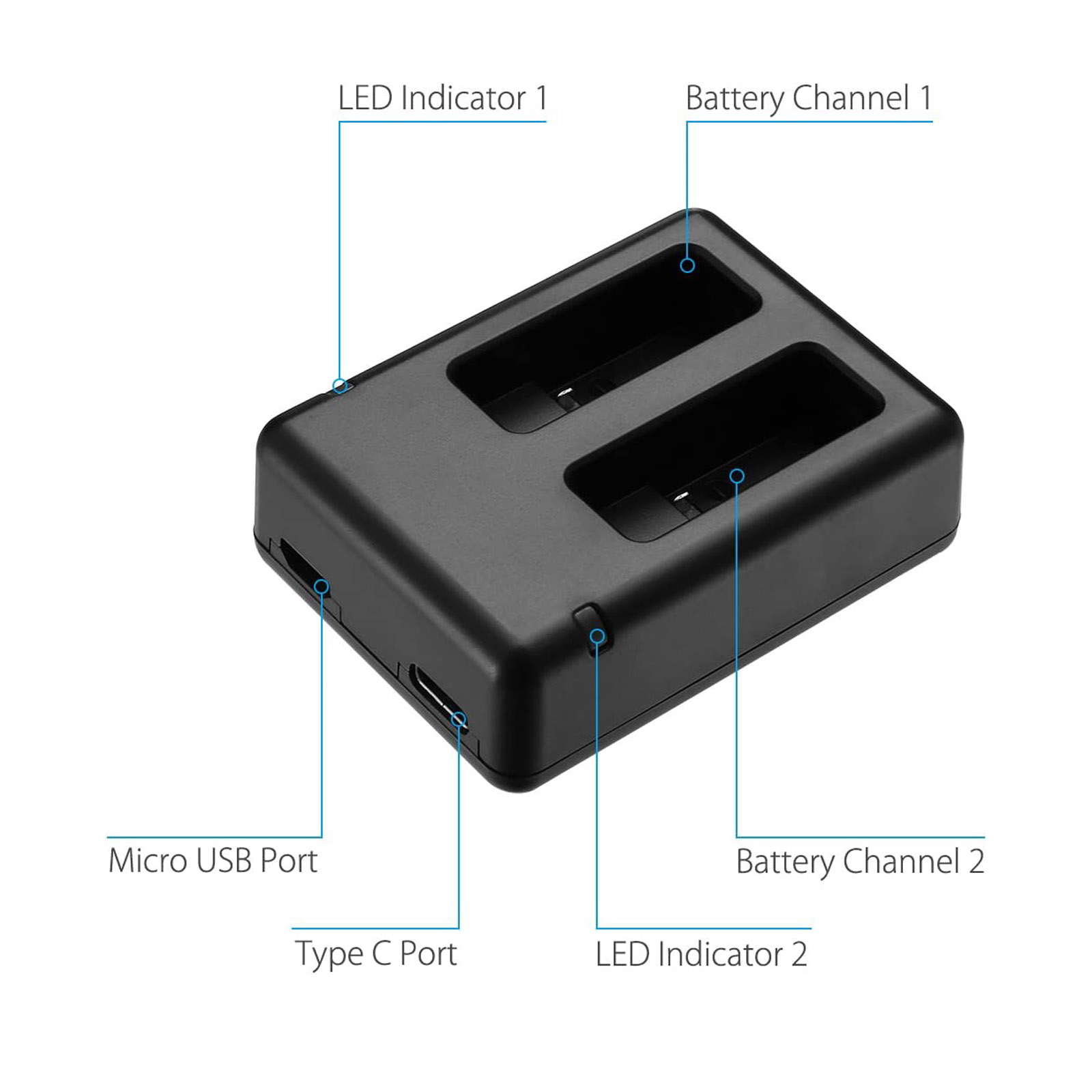 Adatto per caricabatterie GOPR - Drone Battery recensione e prezzo