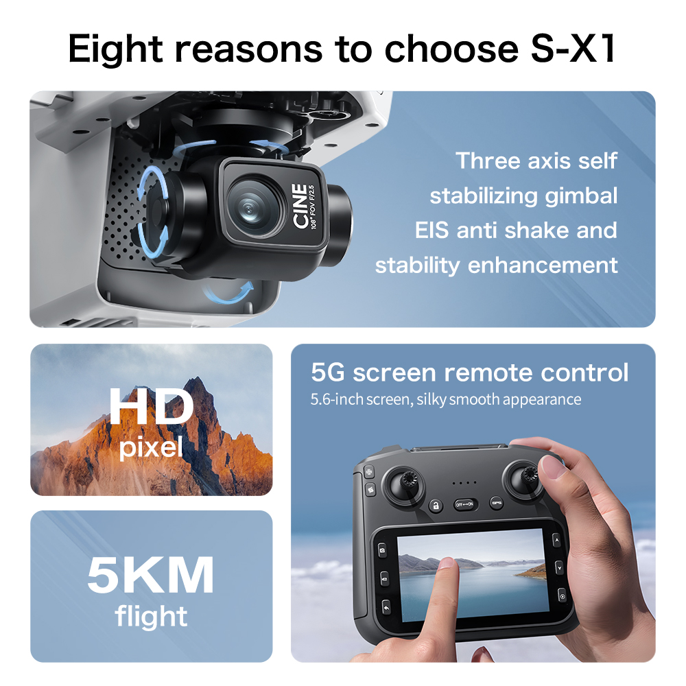 Drone GPS Lenovo S-X1 MAX con  - Drone Gps Mount recensione e prezzo