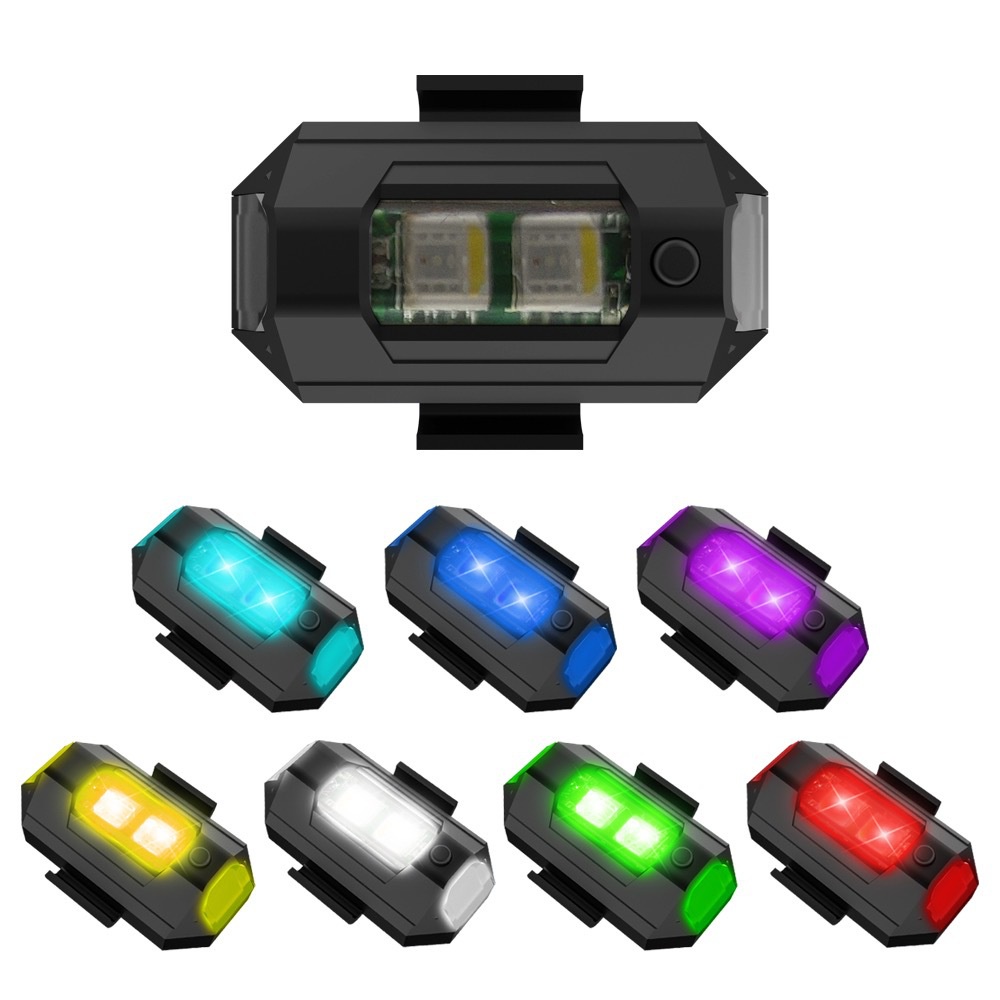 1PC 7 colori Mini USB di ricar - Drone Led Light recensione e prezzo
