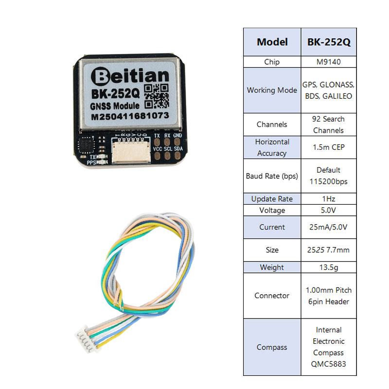 Beitian BK-252Q Modulo GPS GNS - Drone Compass recensione e prezzo