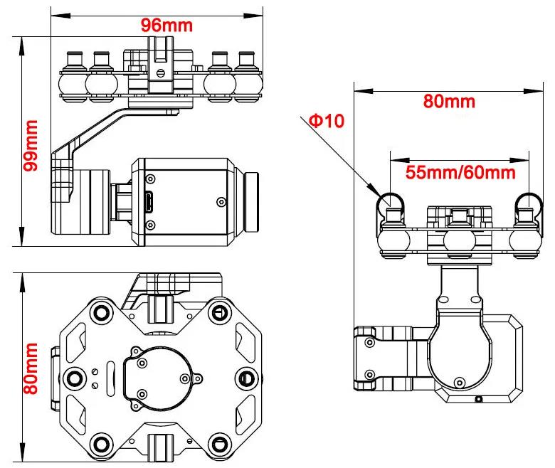 Gimbal Tarot TL3T20 a 3 Assi c - Drone Camera recensione e prezzo